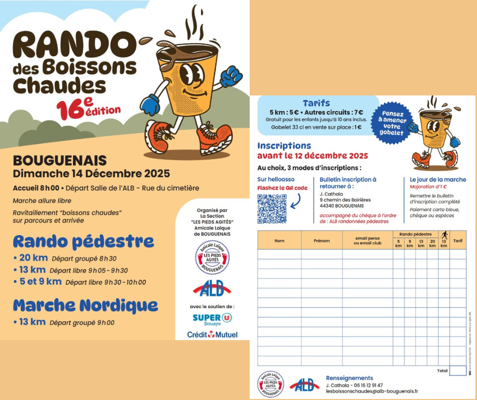 Randonnée Les Boissons chaudes
