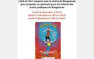 Spectacle de Noël pour les enfants des écoles de Bouguenais