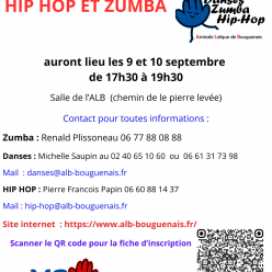 Incriptions Danses