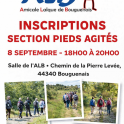 inscription pieds agités